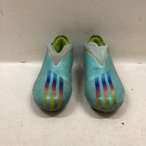 Used Adidas Soccer Cleats Teal Junior 04 11725-S000490936