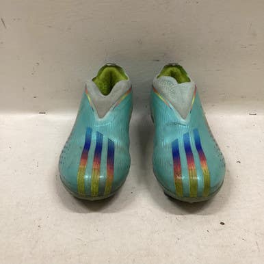 Used Adidas Soccer Cleats Teal Junior 04 11725-S000490936