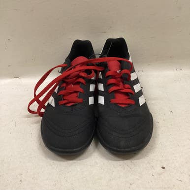 Used Adidas Soccer Turf Shoes White/Black/Red Junior 02 11725-S000491379