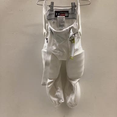 Used Under Armour Youth FB Integrated Pants White MD 11725-S000491386
