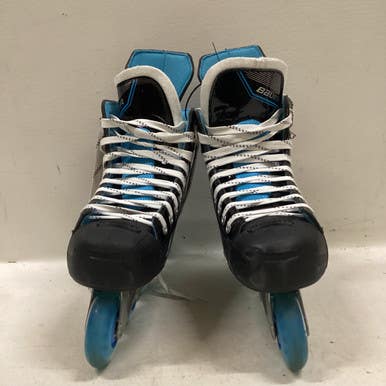 Used Bauer Roller Hockey Skates Carolina Blue Senior 9.5 11725-S000491558