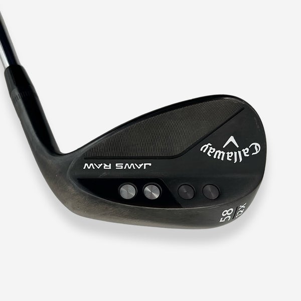 Callaway Jaws Raw Black Wedge 58° 12 Bounce Right Handed Wedge