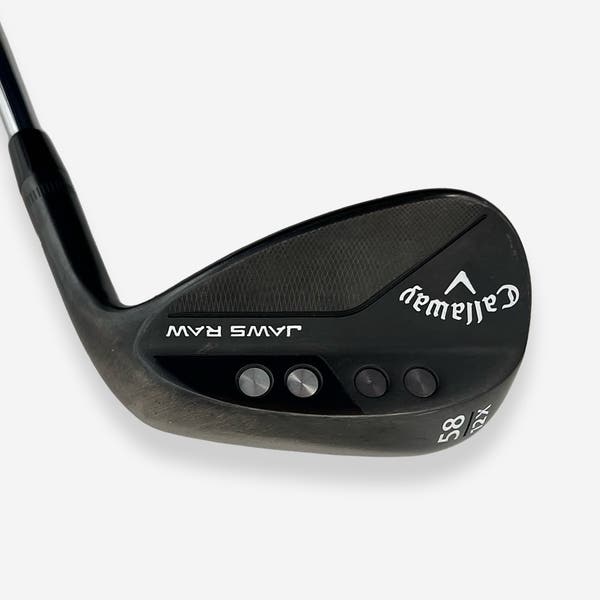 Callaway Jaws Raw Black Wedge 58° 12 Bounce Right Handed Wedge