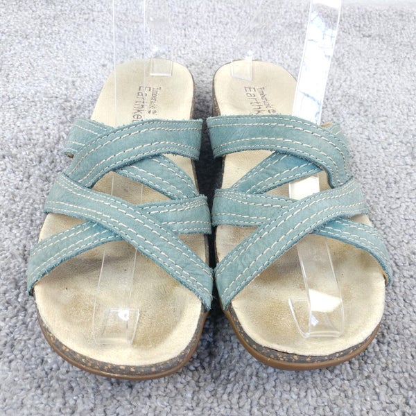 Timberland Earthkeepers Womens Size 6.5 Sandals Slip On Slides Leather Barestep
