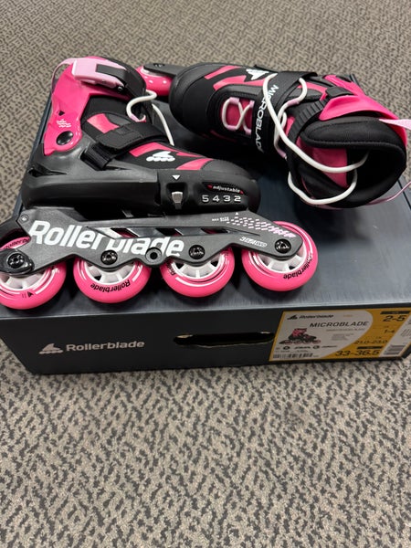 Rollerblade Microblade Inline Skates Size 2-5 (New)