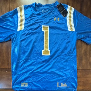 UCLA Bruins #1 Powder Blue College Football Jersey Adult Size Large New With Tag