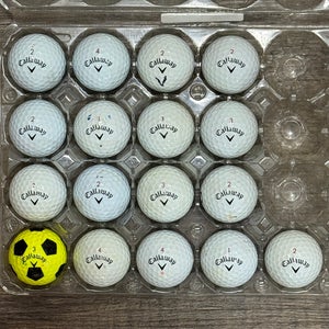 17 Callaway Chrome Soft Golf Balls