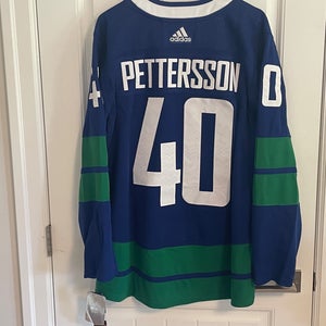 BNWT Authentic Adidas Vancouver Canucks Elias Pettersson 3rd Jersey Size 52