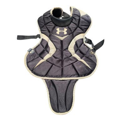 Used Under Armour Catchers Chest Protector Black Intermed 11375-C000366526