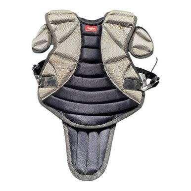 Used Rawlings Catchers Chest Protector Black Youth 11375-C000366517