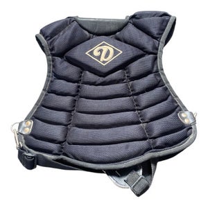Used Diamond Catchers Chest Protector Black Youth 11375-C000366523