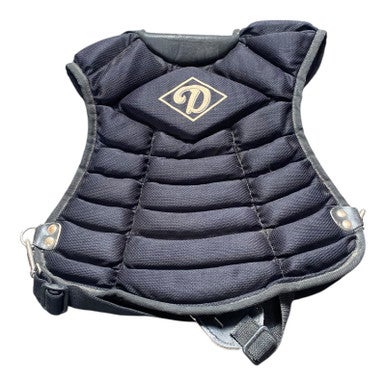 Used Diamond Catchers Chest Protector Black Youth 11375-C000366523