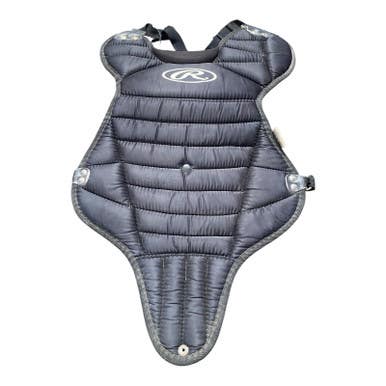 Used Rawlings Catchers Chest Protector Black Youth 11375-C000366515