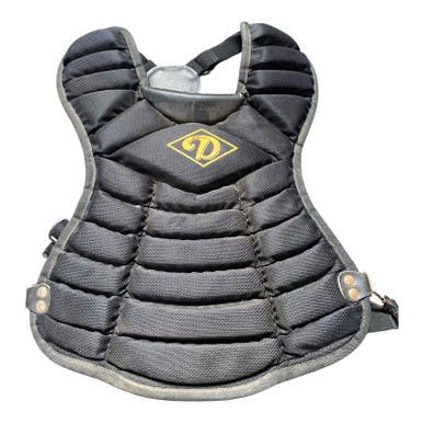 Used Diamond Catchers Chest Protector Black Youth 11375-C000366512