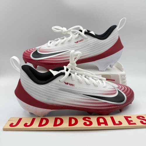 Nike Vapor Speed 3 Football Cleats White Crimson Red HM8849-102 Men’s Sz 8 NEW

New Without Box