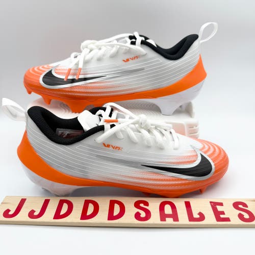 Nike Vapor Speed 3 Football Cleats White Safety Orange HM8849-104 Men’s Sz 7 NEW

New Without Box