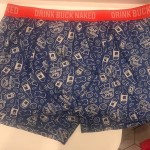 Duluth Trading Company Buck Naked Blue Boxer Briefs Size XXL