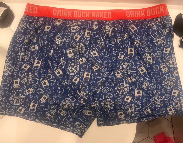 Duluth Trading Company Buck Naked Blue Boxer Briefs Size XXL