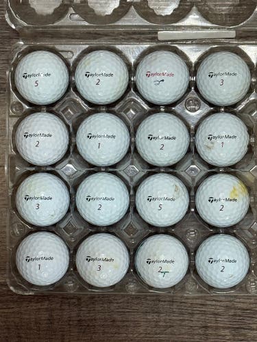 16 TaylorMade TP5x Golf Balls