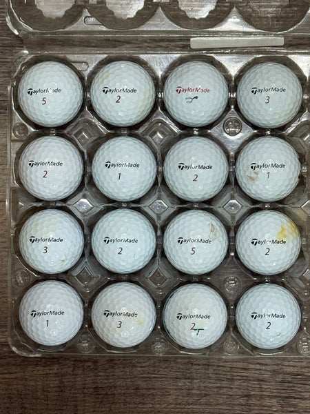 16 TaylorMade TP5x Golf Balls