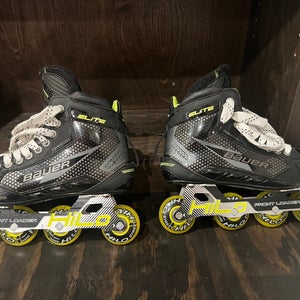 Bauer Elite Inline Goalie Skates Regular Width Size 6 (Used)