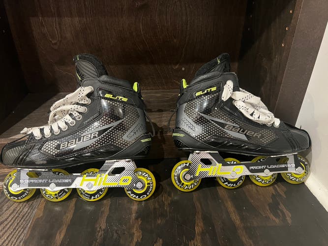 Bauer Elite Inline Goalie Skates Regular Width Size 6 (Used)