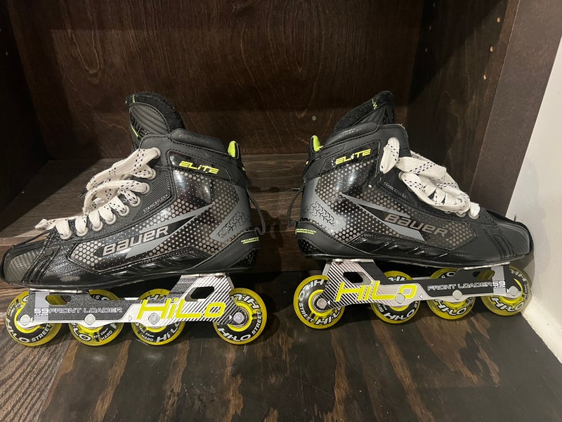 Bauer Elite Inline Goalie Skates Regular Width Size 6 (Used)