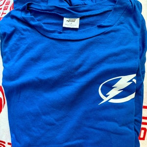 Pro Stock 4orte NHL Tampa Bay Lightning Base Layer Shirt Blue Large