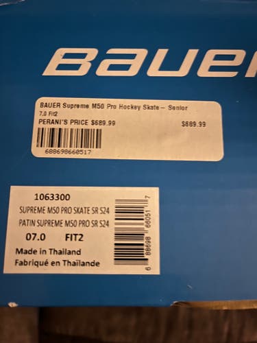 2025 Bauer Supreme M50 Pro Hockey Skates 7 (Used)