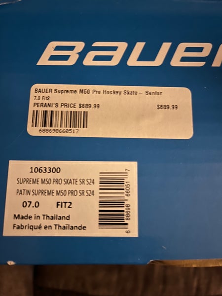 2025 Bauer Supreme M50 Pro Hockey Skates 7 (Used)