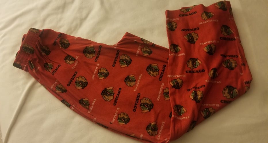 NHL Blackhawks PJ Pants - size boy Large 14/16