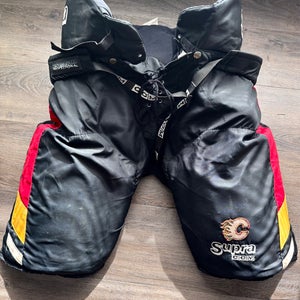 Pro Stock Hockey Pants - NHL FLAMES XL - RETRO!