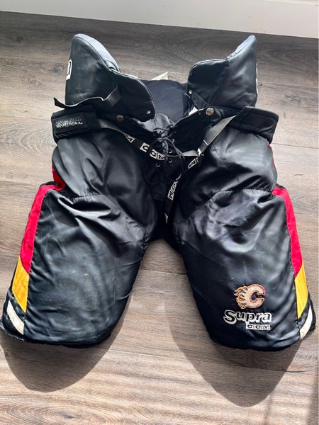 Pro Stock Hockey Pants - NHL FLAMES XL - RETRO!