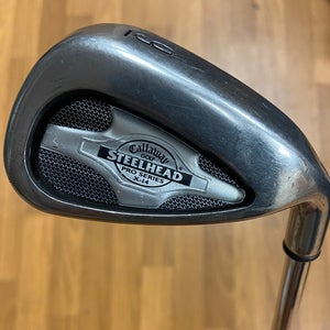 Callaway Steelhead X-14 9 Iron RH Stiff Flex Steel Shaft Big Bertha Grip
