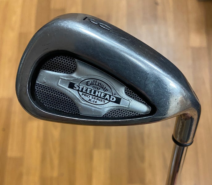 Callaway Steelhead X-14 9 Iron RH Stiff Flex Steel Shaft Big Bertha Grip