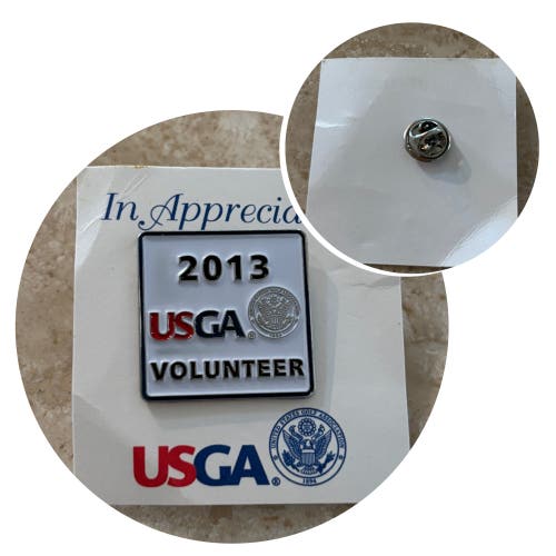 2013 USGA 113th U.S. OPEN VOLUNTEER PIN - NWOT!