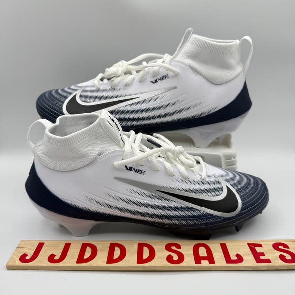 Nike Air Zoom Vapor Pro 1 Football Cleats White Navy HM8850-104