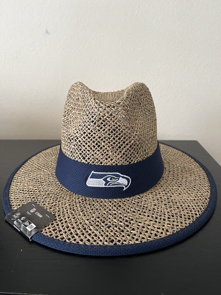 New Era NFL Straw Hat Seattle Seahawks One Size Fits Most NEW WITH TAGS