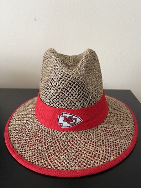 New Era NFL Straw Hat Kansas City Chiefs One Size Fits Most NEW WITH TAGS