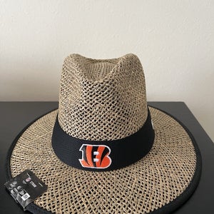 New Era NFL Straw Hat Cincinnati Bengals One Size Fits Most NEW WITH TAGS