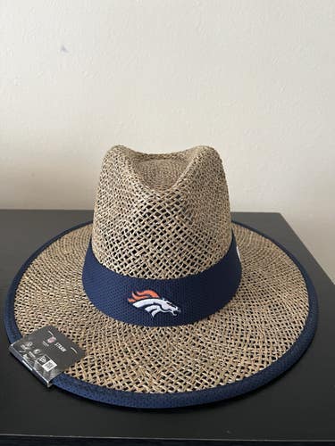 New Era NFL Straw Hat Denver Broncos One Size Fits Most NEW WITH TAGS