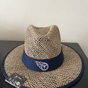 New Era NFL Straw Hat Tennessee Titans One Size Fits Most NEW WITH TAGS