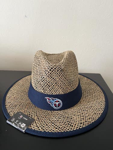 New Era NFL Straw Hat Tennessee Titans One Size Fits Most NEW WITH TAGS