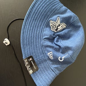 New Era NFL Minnesota Vikings Pro Bowl Training Bucket Hat Cap Blue Size M/L