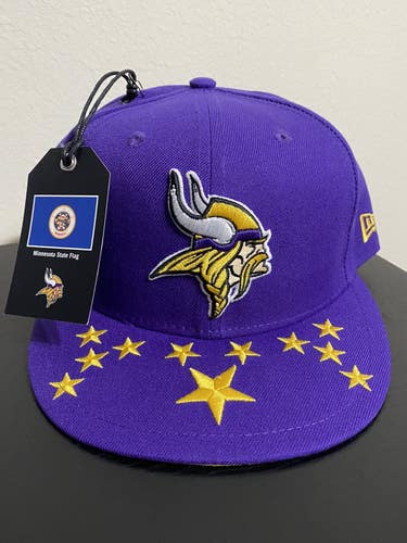 Minnesota Vikings New Era Authentic 2019 NFL Draft On Stage 59FIFTY Size 7 3/8