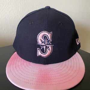 RARE Made In USA Seattle Mariners Mother’s Day Hat New Era 59FIFTY 7 1/4