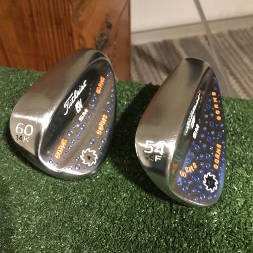 Titleist Vokey Design SM7 F & K Grind Wedge Set (54*SW & 60*LW) Wedge Flex Steel