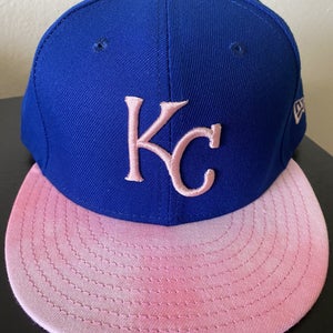 RARE Made In USA Kansas City Royals Mother’s Day Hat New Era 59FIFTY 7 1/2