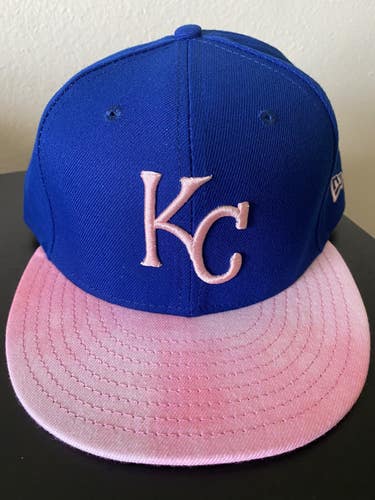 RARE Made In USA Kansas City Royals Mother’s Day Hat New Era 59FIFTY 7 1/2