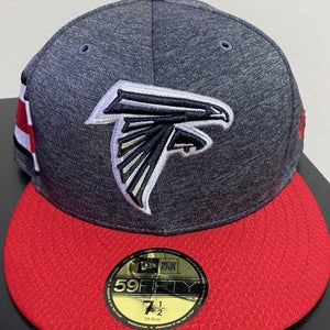 New Era NFL Atlanta Falcons 59FIFTY On Field New Era Hat  7 1/2